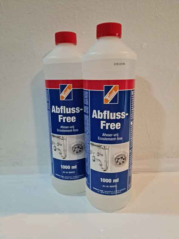 Technolit Abflussreiniger Flüssigreiniger Abfluss-Free 1 Liter im "Duo-Pack"