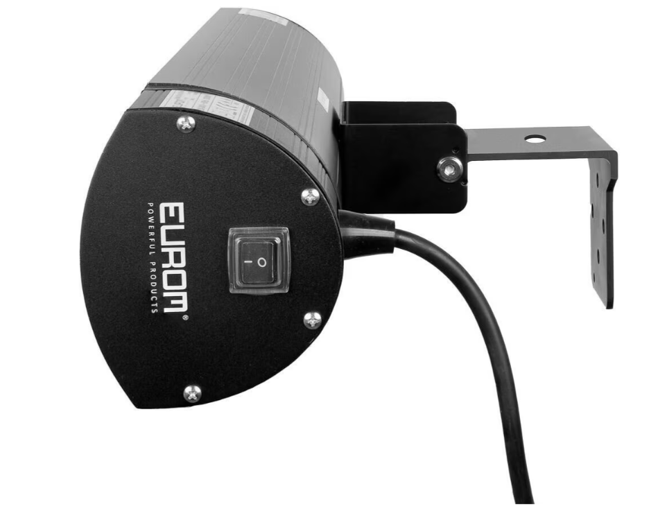 Eurom GoldenTerrassenstrahler 2000 Ultra RCD Black inkl. Fernbedienung